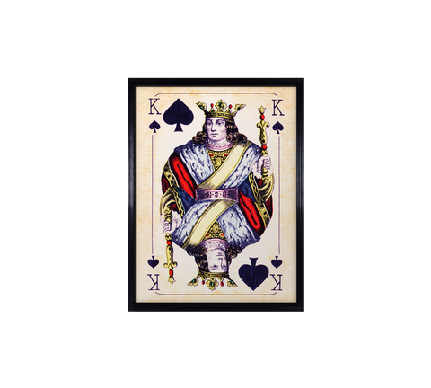 Cards Konig Spades Art