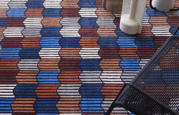 Alfombra Memoire D Une Trame Bleu
