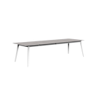 Moon Alu Dining Table White