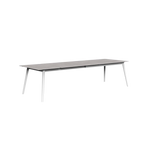 Moon Alu Dining Table White