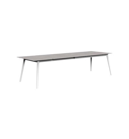 Moon Alu Dining Table White