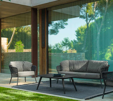 Moon Alu Armchair Graphite