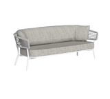 Moon Alu 2 Seaters Sofa White