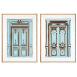 Prints French Salon Doors set of 2