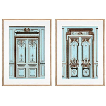 Prints French Salon Doors set of 2