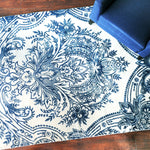 Alfombra Rivoli Beige / Azul