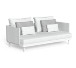 Slam Sofa White Silver