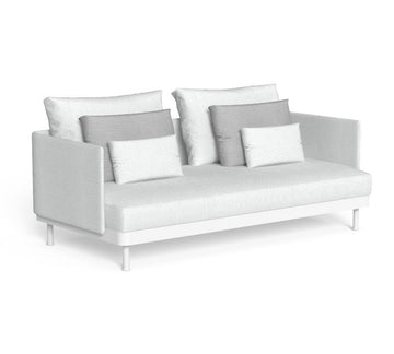 Slam Sofa White Silver