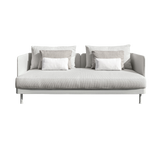 Slam Sofa White Silver