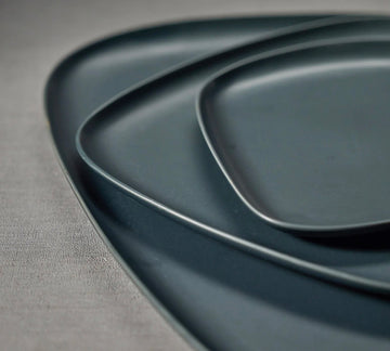 Skive Organic Ceramic Platter Navy