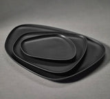 Skive Organic Ceramic Platter Black