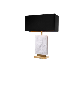 Table Lamp Charleston ant brass finish incl shade