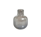 Metallic Silver Vase