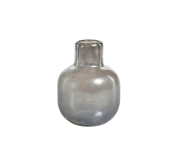 Metallic Silver Vase