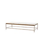 Vienna Rectangle Cocktail Table with Marble