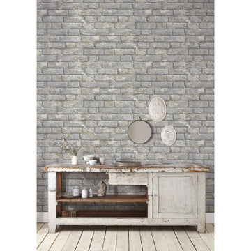 Antique Painted Bricks Gray