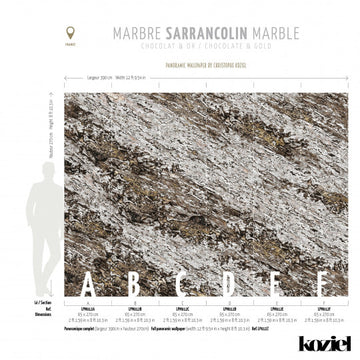 Chocolate & Copper Sarrancolin Marble
