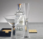 Livogno Champagne Flute on Hammered Stem