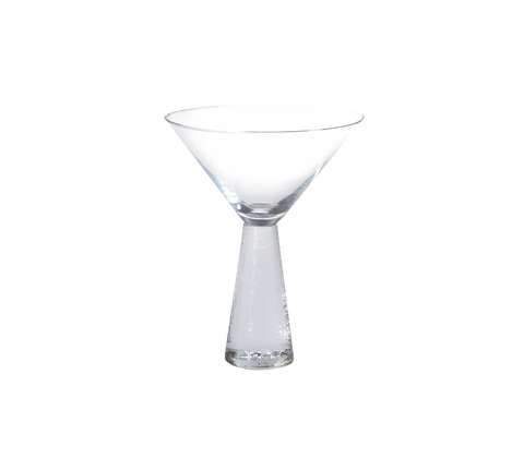 Livogno Martini Glass on Hammered Stem