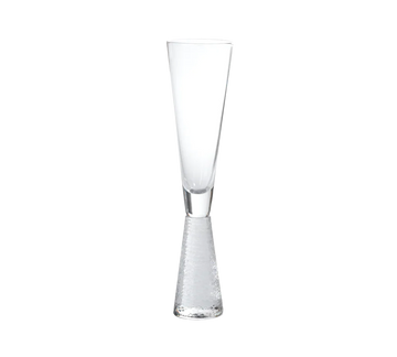 Livogno Champagne Flute on Hammered Stem