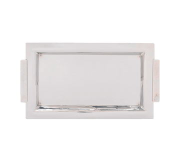 Marble Handle Serving Tray
