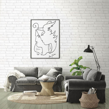 White Old Bricks Wallpaper