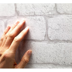 White Old Bricks Wallpaper